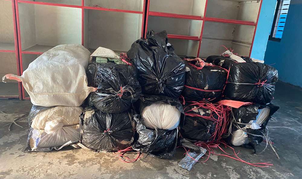 धरानबाट ३१७ किलो बेबारिसे गाँजा बरामद