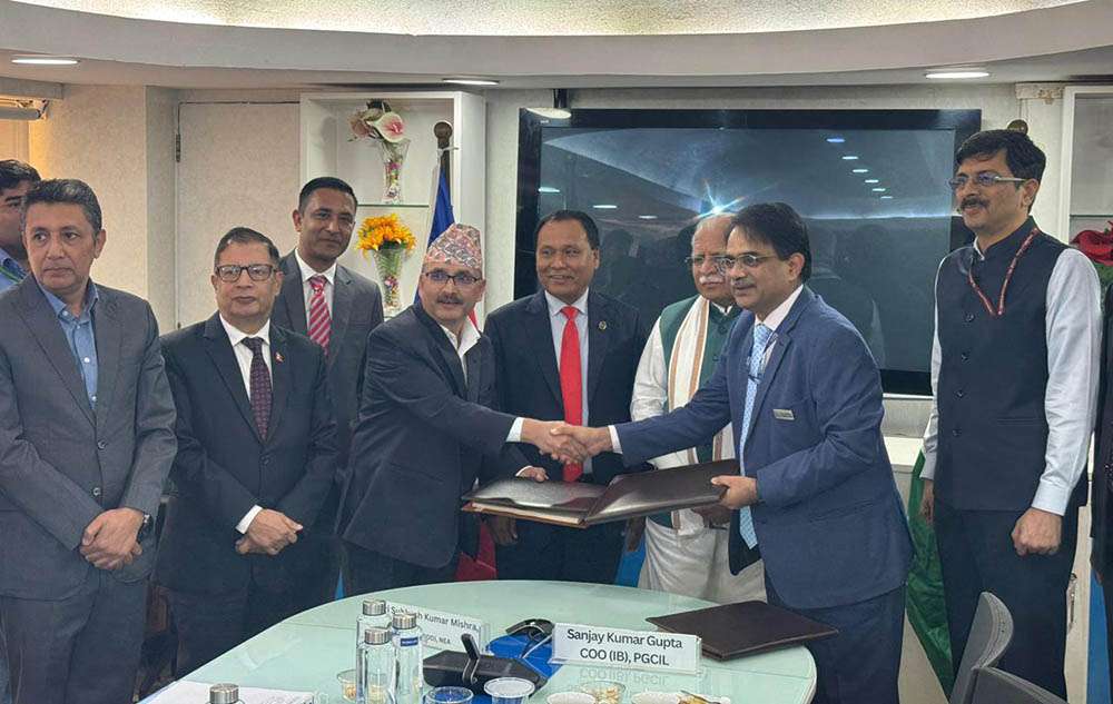 इनरुवा—पूर्णिया र लम्की—बरेली अन्तरदेशीय प्रसारण लाइन निर्माण गर्ने सम्झौतामा हस्ताक्षर images