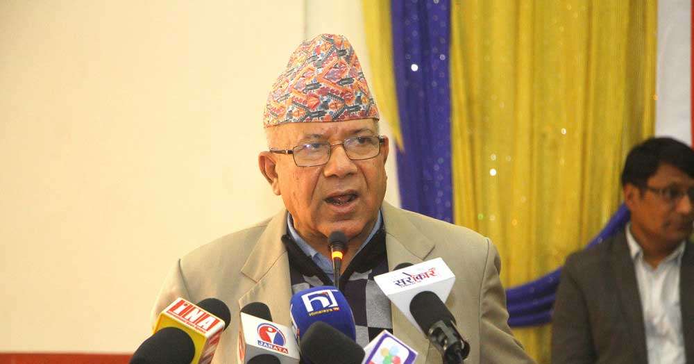 वर्तमान व्यवस्था र संविधानको रक्षा गर्न परिवर्तनकारी शक्ति एकताबद्ध हुनुपर्छ: अध्यक्ष नेपाल