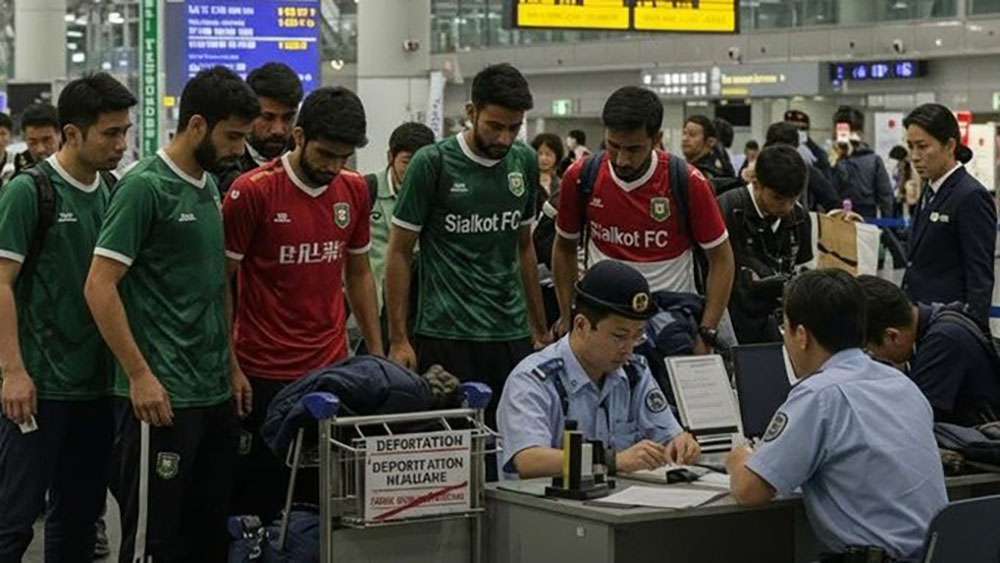 नक्कली फुटबल टिम बनेर जापान प्रवेश गर्न लागेका २२ पाकिस्तानी पक्राउ
